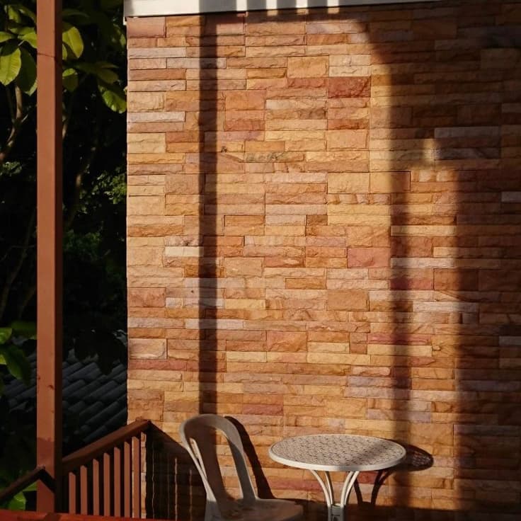 หินทรายธรรมชาติ ติดผนัง ปูเสาปูพื้น ขนาด 5x20 cm. รูปที่ 2