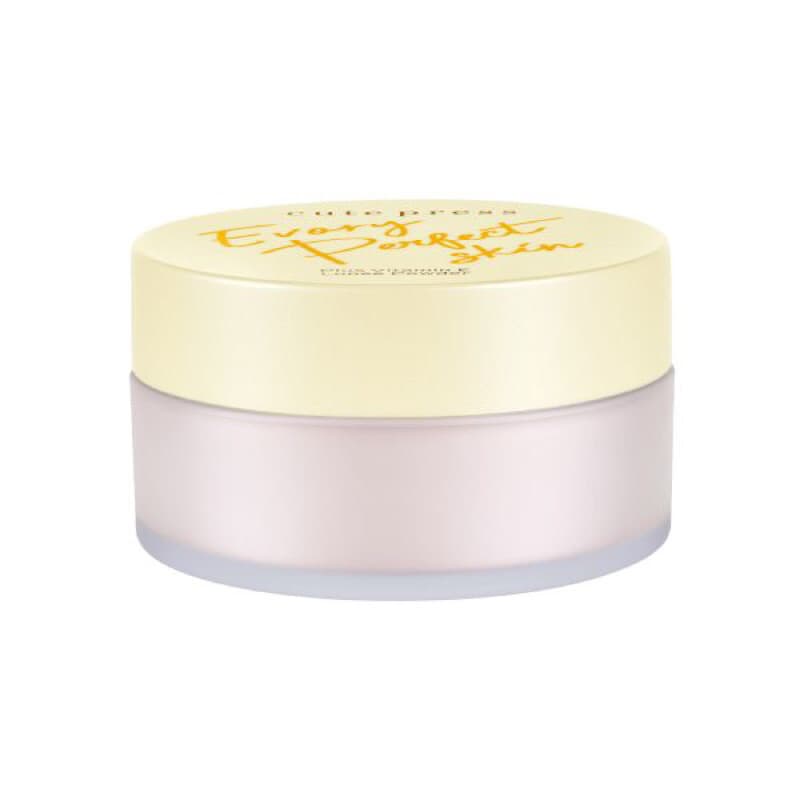 ของแท้ แป้งฝุ่น Cute Press Evory Perfect Skin Plus Vitamin E Loose Powder คิวท์เพรส รูปที่ 2