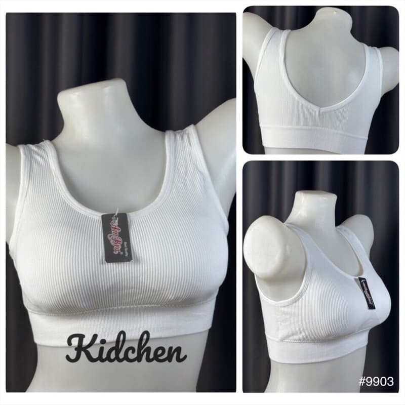 Sportbra สปอร์ตบรา เสื้อในไม่โครงแบบสวม AMBRA#3309 รูปที่ 7
