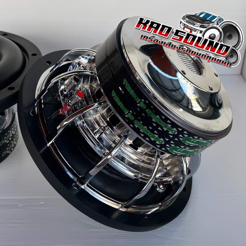 GRATIA ซับวูฟเฟอร์ 10นิ้ว โครงชุบ GT-1080A ลำโพงซับ SUBWOOFER แม่เหล็ก180หนา20x2ชั้น ว้อย75มิล เบสหนัก ซับโหดๆ รูปที่ 5
