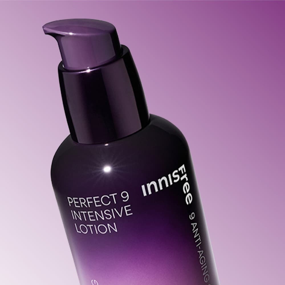 innisfree Perfect 9 intensive lotion อินนิสฟรี เฟอร์เฟ็ก ไนน์ โลชั่นน้ำนม จัดการริ้วรอย หน้ากระชับ รูปที่ 3