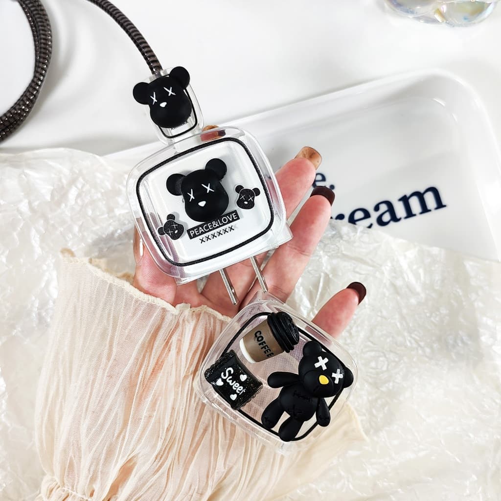 จากไทย ชุดถนอมสายชาร์จเเละหัวชาร์จ สำหรับไอโฟน 20w 18w สายเกรียวพันสายชาร์จ ลายการ์ตูน 35W รูปที่ 9