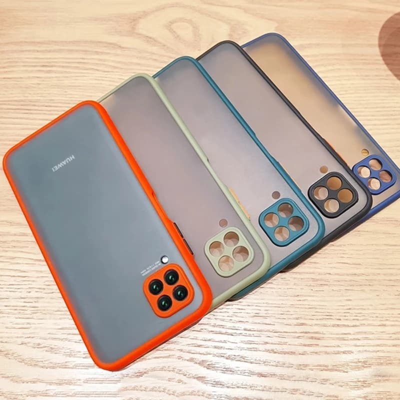 เคสขอบสีหลังด้าน SAMSUNG Note20 Note20ultra S20fe A51 A71 4G A31 S21fe A42 A32 4G/A32 5G เคสกันกระแทก025 รูปที่ 6
