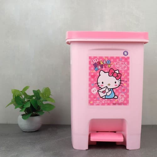 Micronware รุ่น 5667 ถังขยะแบบเท้าเหยียบ Dust Bin ความจุ 11 ลิตร ปราศจากสารก่อมะเร็ง - ไม่มีถังที่ 2 ด้านใน สีเทา / ครีม รูปที่ 4