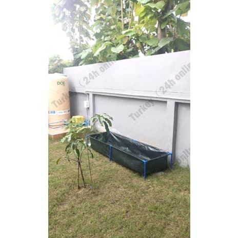 กระบะปลูกผัก​ ​ขนาด​ 60x200x30 cm.​ กะบะเพาะปลูก แปลงผักเพาะปลูก รูปที่ 5