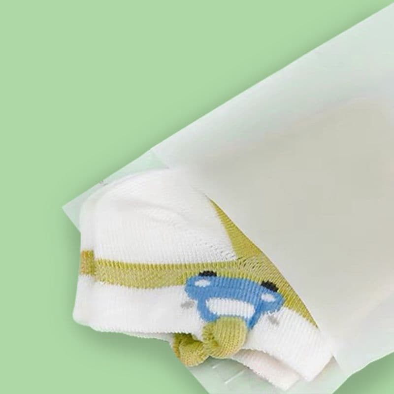 ซองฝากาวแบบขุ่นย่อยสลายได้ biocompostable bag แบบไม่มีลาย gco02 รูปที่ 2