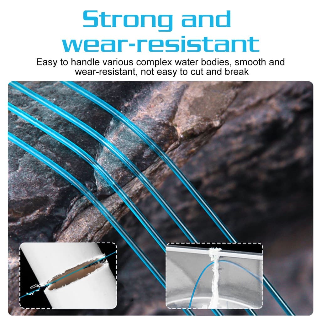 Sougayilang สายตกปลา 500M Super Strong 5 สีไนล่อนตกปลาพร้อมกล่องสำหรับการแข่งขันตกปลา รูปที่ 7