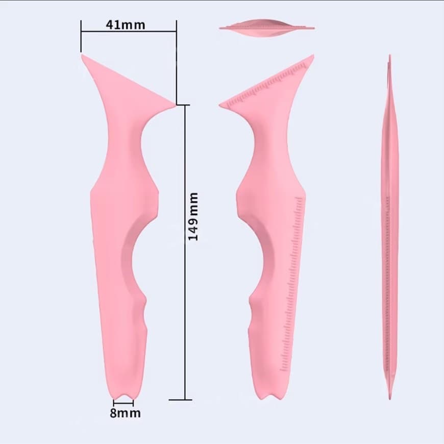 Silicone Beauty Ruler ไม้บรรทัดซิลิโคนวัดองศาการแต่งหน้าให้สวยเป๊ะ ใช้กับการแต่งหน้าได้หลากหลายแบบ รูปที่ 9