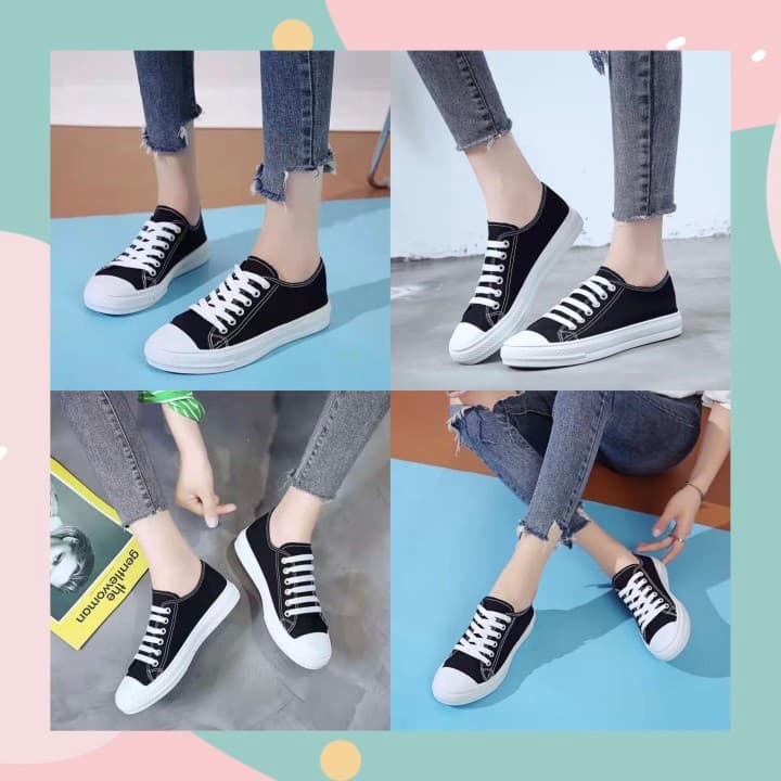 Swayy แนะนำรองเท้าผ้าใบแฟชั่นแบบสายผูกเชือก เรียบๆแต่งตัวง่ายแมทช์ทุกลุคใส่ได้ทุกโอกาสใส่ได้ทั้งผญและผชห้ามพลาดกันน้าา
