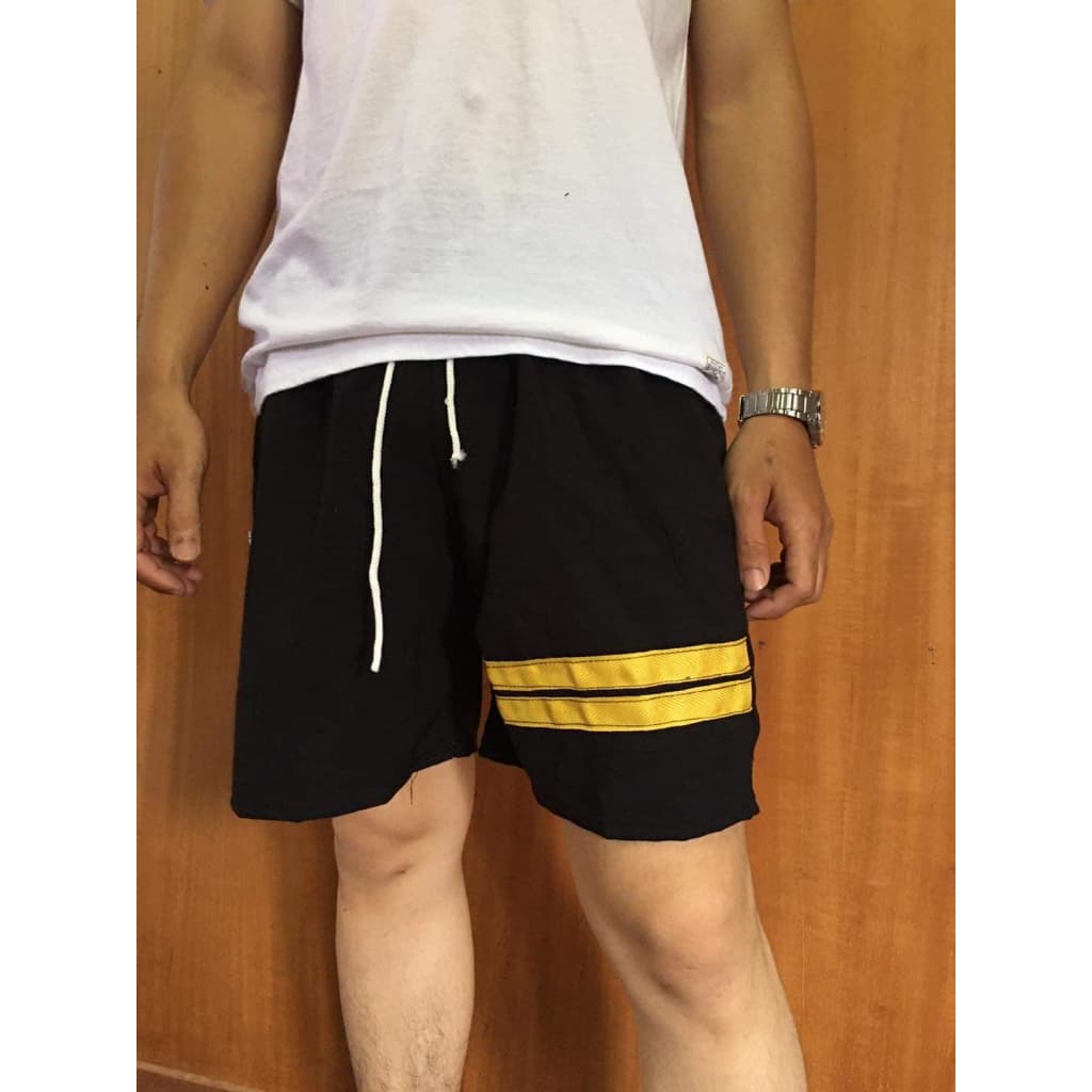 กางเกงขาสั้นแต่งแถบ ใส่ได้ทั้งชาย/หญิง รูปที่ 6
