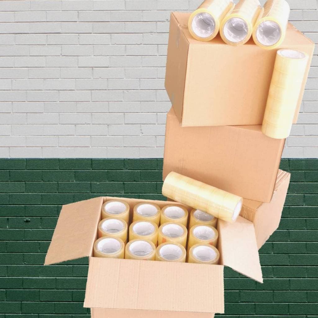 เทปใส 2 นิ้ว 100 หลา OPP Tape แบบใส White core 48mm เทปกาว ปิดกล่อง ราคาประหยัด รูปที่ 4