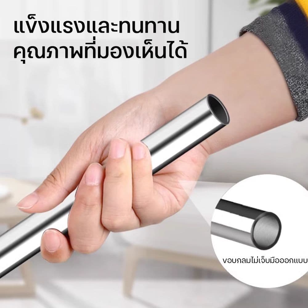 ชุดไม้กวาด ไม้กวาดพร้อมที่ตักผงหรือตักขยะ ที่โกยผงชุดที่โกยผงเอนกประสงค์ มี 3สี กวาดเข้าถึงทุกมุมของบ้าน รูปที่ 6