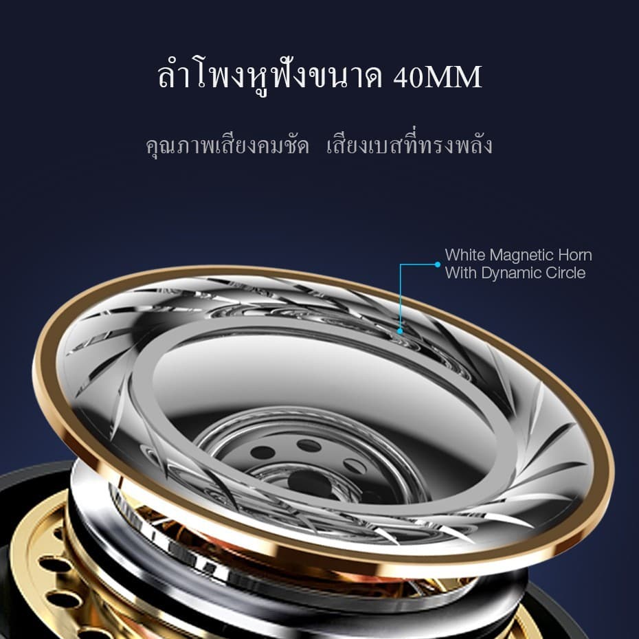 ACOME หูฟัง ยี่ห้อ Robot รุ่น RE10/RE20 หูฟังมือถือ 3.5mm Wired headset แบบสายถัก ไม่ขาดง่าย เสียงดี เบสแน่น รูปที่ 5
