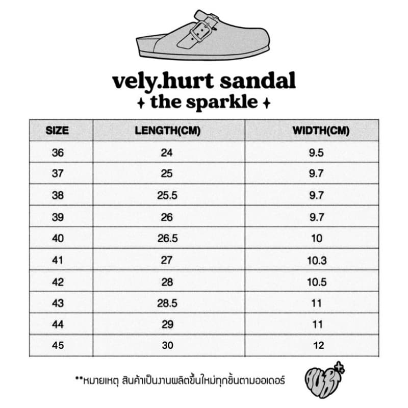 รองเท้าหนังกลับVely.hurt Chromium Sparkle Sandle รูปที่ 7