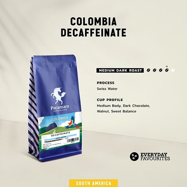 Pacamara เมล็ดกาแฟ Colombia Decaffeinate 250 กรัม รูปที่ 1