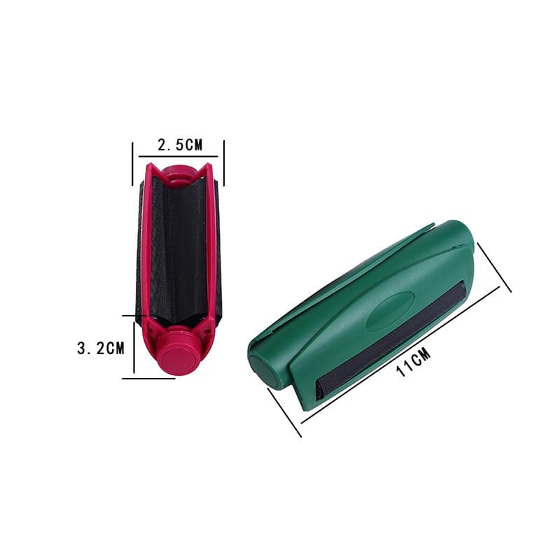 เครื่องโรลกระดาษขนาดพกพา เครื่องม้วนกระดาษ Rolling Machine 78mm 110mm วัสดุโลหะ สายเขียว รูปที่ 5