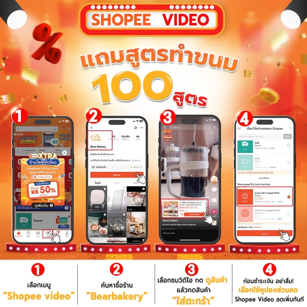 แปรงทาเนย ซอส แปรงบาร์บีคิว ทำอาหาร ทาขนม ด้ามไม้ รูปที่ 2