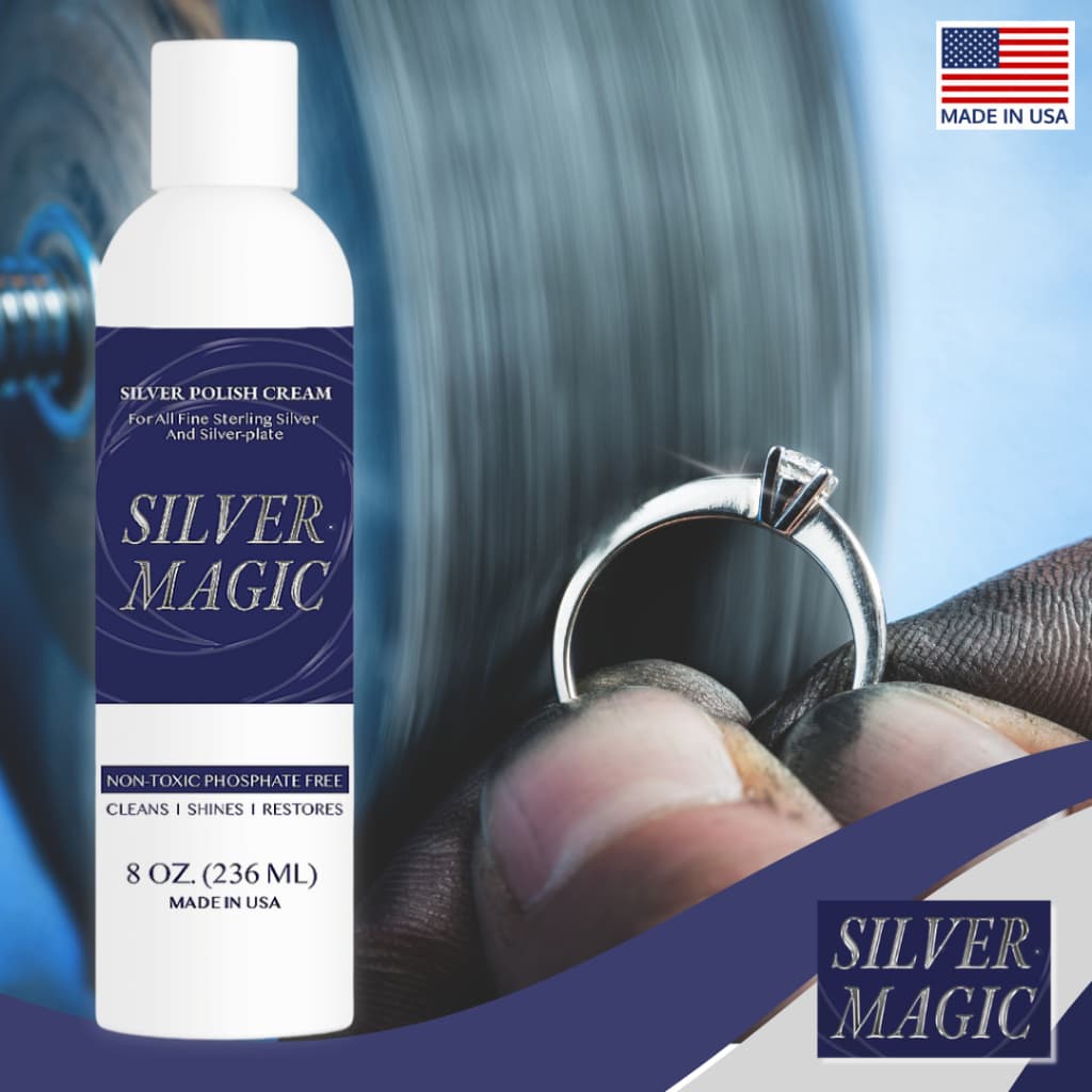 ครีมขัดเงิน/ทอง SILVER MAGIC จากอเมริกา สำหรับขัดเครื่องเงิน นาฬิกา ขนาด 236 ml และ 120 ml รูปที่ 4