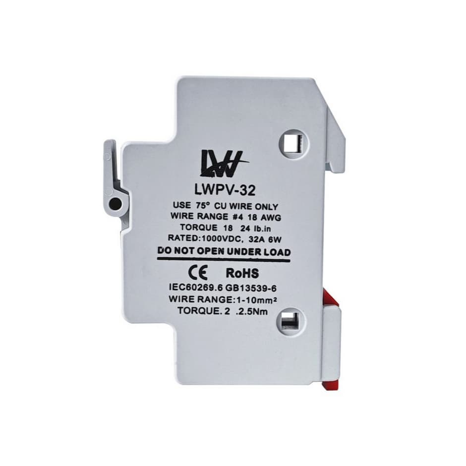 SKU-FUSE-BASE-32A ฐานฟิวFuse Holders Dc 1000V 32Ａ A รูปที่ 2