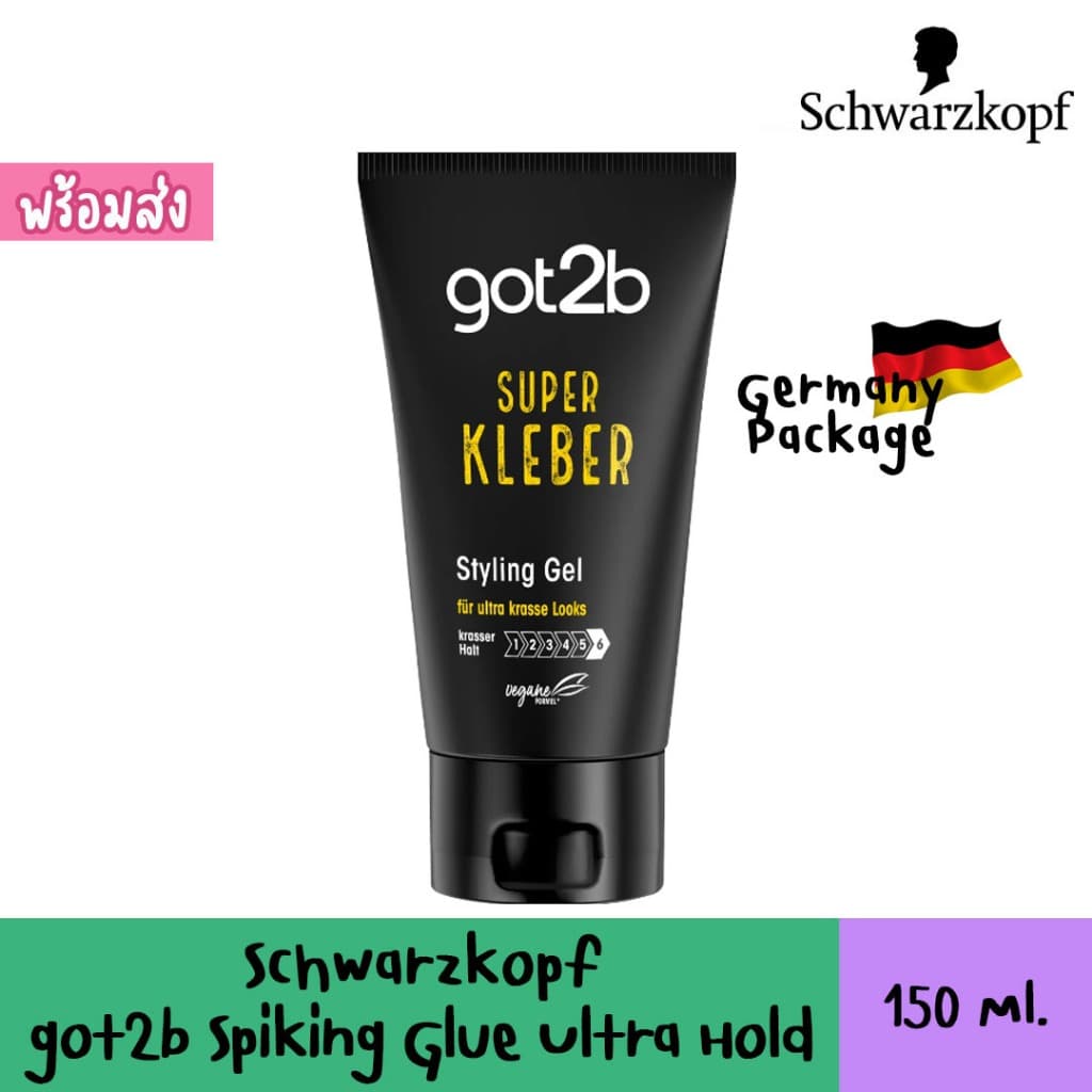 Schwarzkopf got2b Glued Water Resistant Spiking Glue Hair Gel 150ml เจลจัดแต่งทรงผม รูปที่ 3