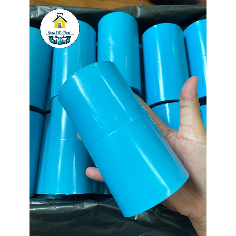 PVC ต่อตรงหนา ขนาด 2 นิ้ว ใช้สวมท่อ PVC ฟ้า มาตรฐานทั่วไป ราคาโรงงานผลิตมาเอง รูปที่ 8