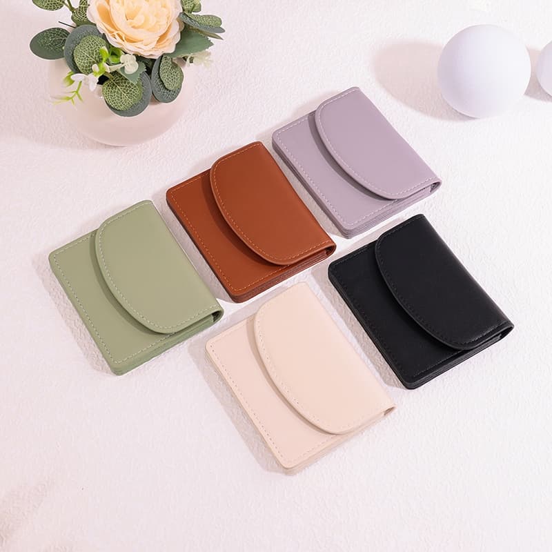 B-650กระเป๋าสตางค์มินิมอล PU สีน่ารัก พกพาสะดวก ขนาดเล็กแบบพกพา พร้อมช่องใส่บัตร สำหรับผู้หญิง 9สี รูปที่ 8