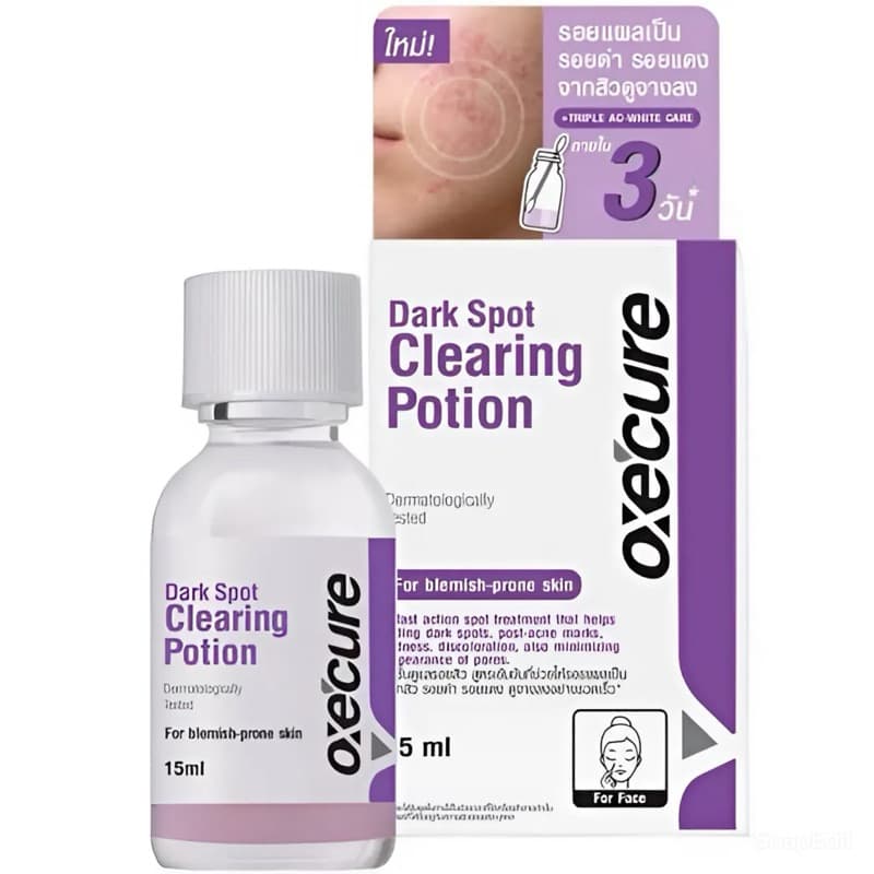 แท้% | OxeCure Dark Spot Clearing Potion 15ml. อ๊อกซีเคียว ดาร์ค สปอต เคลียร์ริ่ง โพชั่น EXP.04/27 รูปที่ 1
