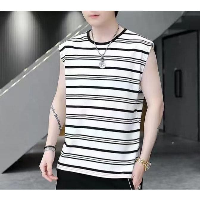 TS MEN เสื้อแขนกุดผู้ชาย เสื้อกล้ามผู้ชาย แฟชั่นสำหรับผู้ชาย รุ่นT91 รูปที่ 7