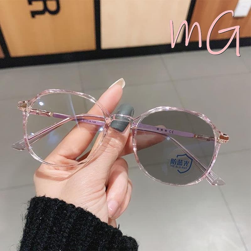My Girl แว่นสายตาสั้น, เปลี่ยนเลนส์ป้องกันแสงแดดอัตโนมัติ -100 ถึง -400 สีมีกรอบพลาสติกและดูสวยงามเมื่อสวมใส รูปที่ 1
