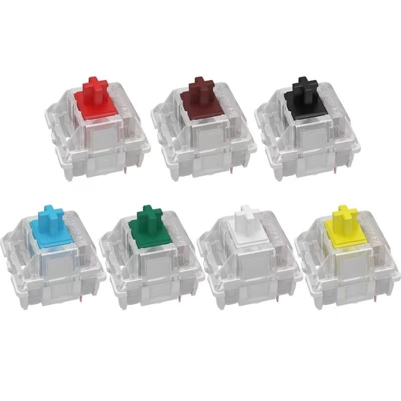 Switch Red Switch,Blue Switch ปุ่มสวิตช์ Mechanical Keyboard 2 ขา รูปที่ 5