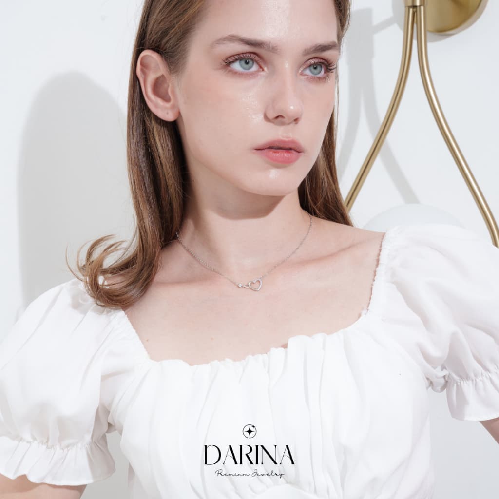 Eternal Love Necklace สร้อยคอ Darina Jewelry DRN0036 พร้อมกล่องเครื่องประดับ เขียนการ์ดได้ รูปที่ 5