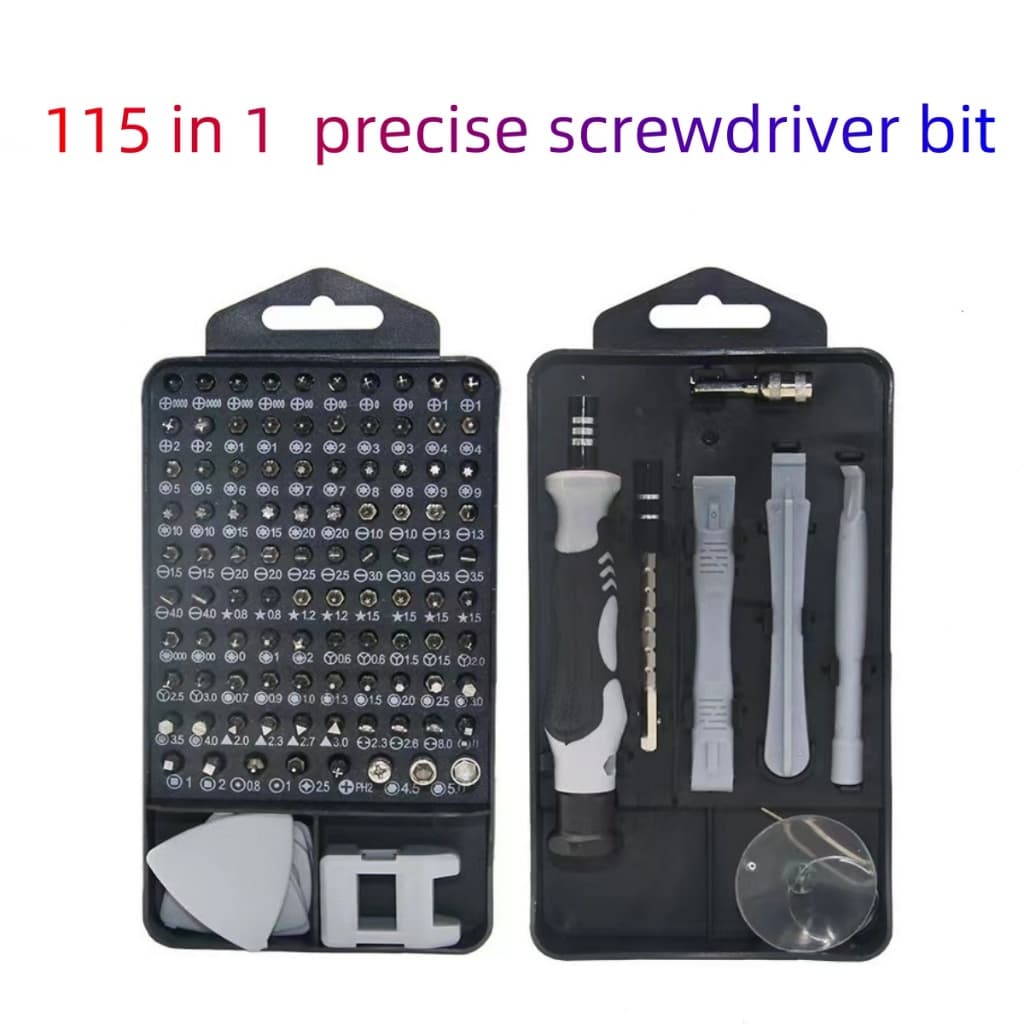 115-in-1ชุดไขควง Precision Torx Phillips Hex Head ชุดไขควงแม่เหล็ก รูปที่ 1