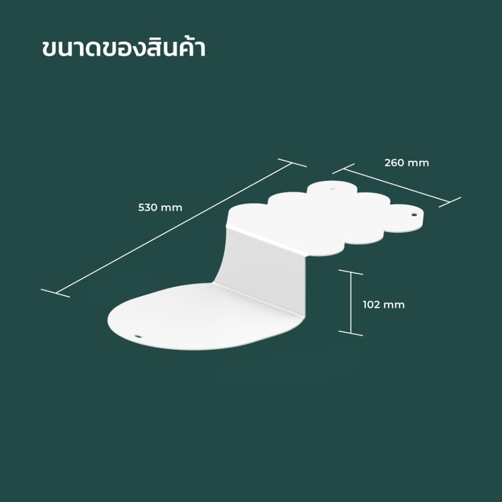 ชั้นวางของข้างเตียง โต๊ะข้างสอดใต้เตียง ไม่ต้องเจาะ ประหยัดพื้นที่ ใช้ได้ทั้ง 2 ด้าน รูปที่ 4