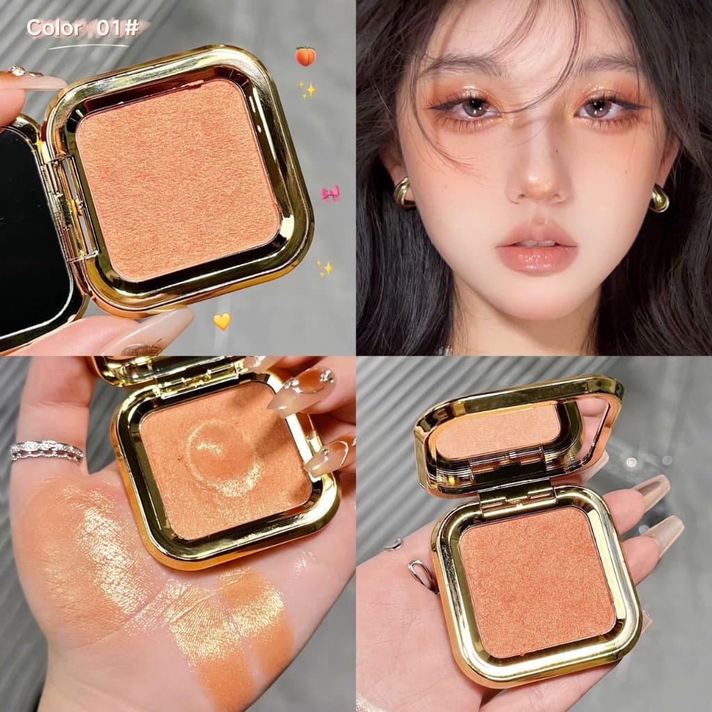 MGL บลัชออนเนื้อฉ่ำวาว เม็ดสีแน่น เนื้อแมท เนื้อชิมเมอร์ เนียนละเอียด สีชัด ติดทน กันน้ำ ขนาด 4.8 กรัม รูปที่ 3