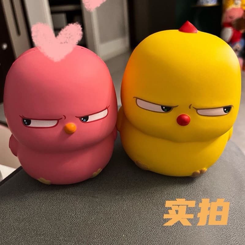 สกุชชี่ยามะนก ไก่เหลือง Warbie Yama & Phebie plushyสกุชชี่วาร์บี้ยามะนกสีเหลืองจอมกวน รูปที่ 2