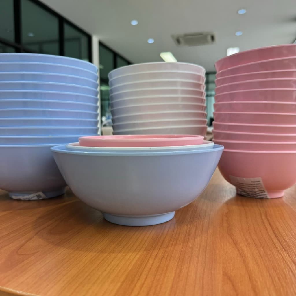 Smile Fish ชามโคม ชามเมลามีน ชามแกง ชามก๋วยเตี๋ยว ขนาด 6,7,8 นิ้ว รุ่นสู้ราคา รูปที่ 3