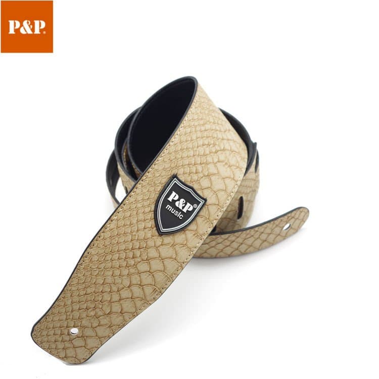 สายสะพายกีต้าร์ P&P Music หนังPU เกรดพรีเมี่ยม ลายสวย ปรับขนาดความยาวได้ ฟรีปิ๊กกีต้าร์ พร้องส่ง รูปที่ 6