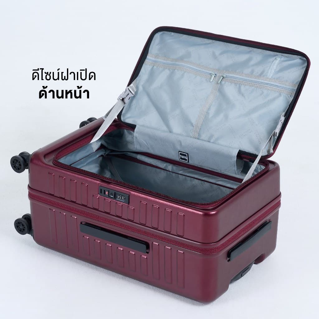 กระเป๋าเดินทาง รุ่น WANDER TRUNK ดีไซน์ใหม่ ทรงถัง คล่องตัว แบรนด์ BAGGAGE LUGGAGE รูปที่ 2