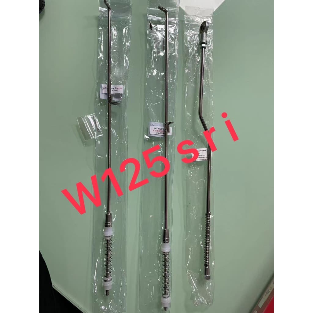 ก้านเบรคแบบตะขอ สแตนเลสแท้100% สำหรับอาร์มเดิม W110i , W125 สายเบรคหลังเวฟ รูปที่ 3