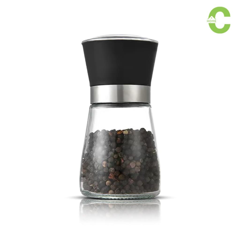 HOMEC ที่บดพริกไทย ที่ใส่พริกไทย pepper grinder สามารถปรับความละเอียดในการบดได้ ฝาปิดแบบใส รูปที่ 1