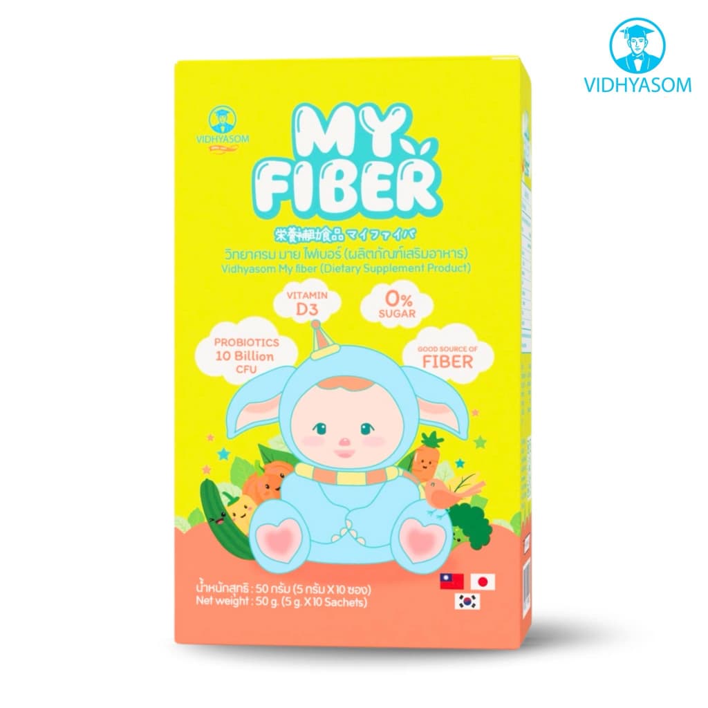 ไฟเบอร์เด็ก MY FIBER VIDHYASOM วิทยาศรม มาย ไฟเบอร์ สำหรับ 6 เดือนขึ้นไป รูปที่ 6