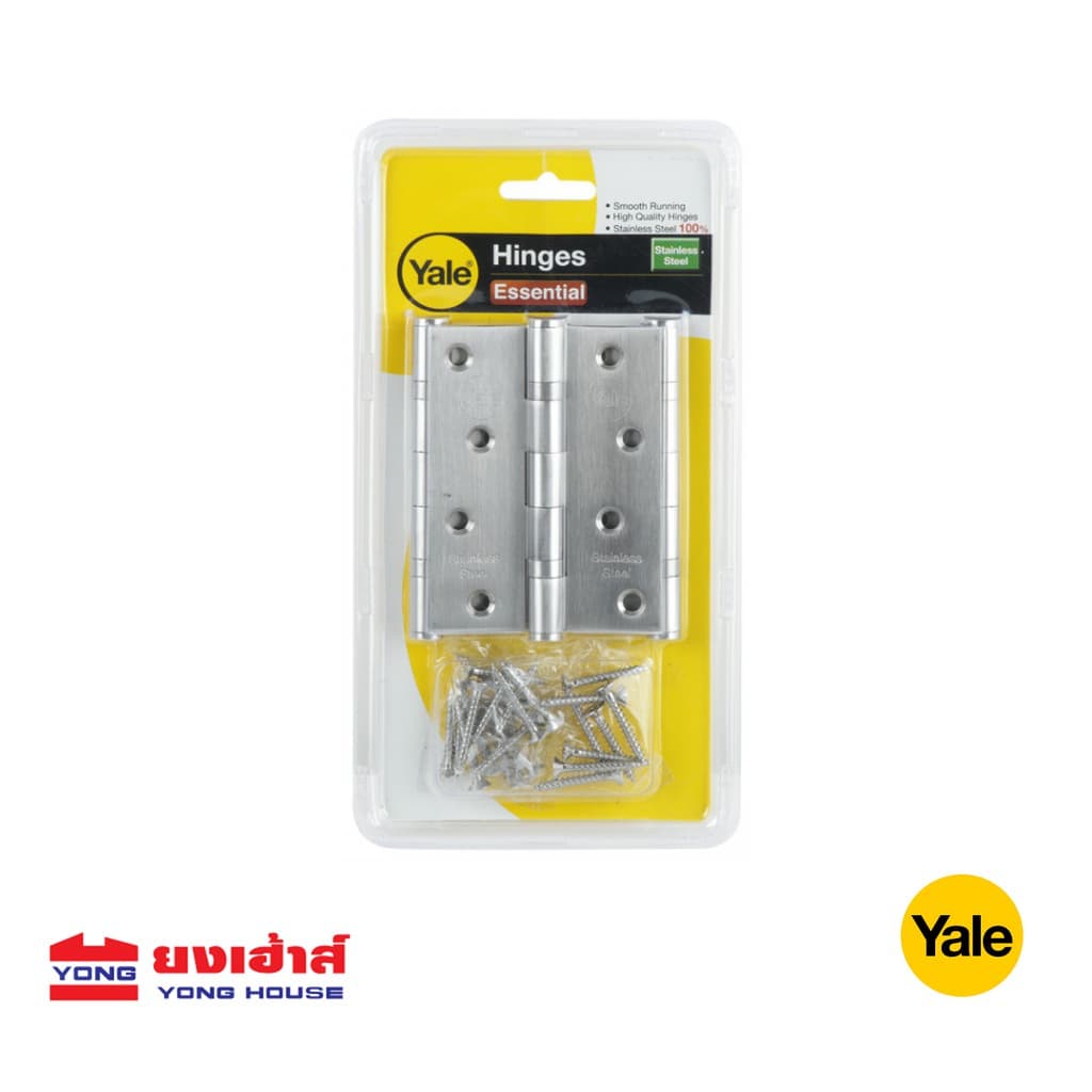 YALE บานพับประตู รุ่น SL4320BBP3E2 ขนาด 4"x3"x2.0 มม. บานพับสแตนเลส รูปที่ 2