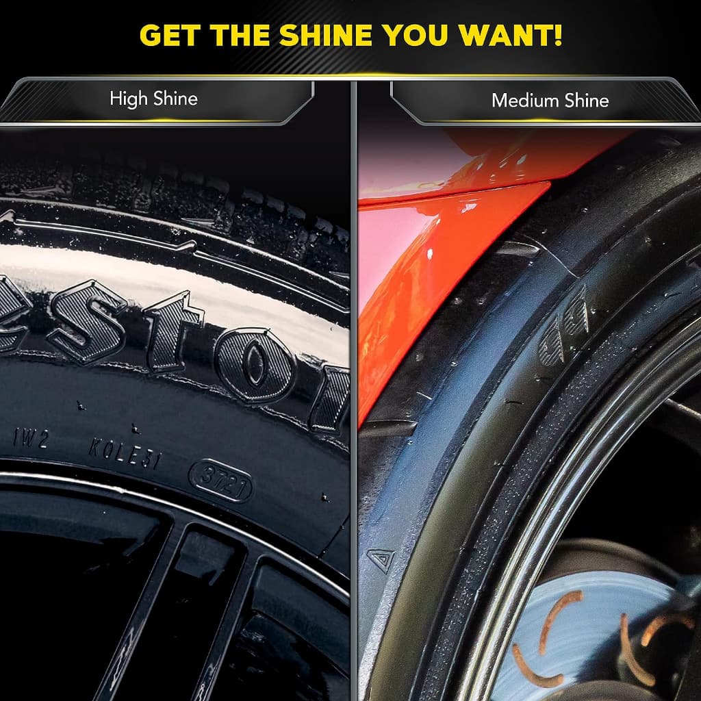 Meguiar's G230416 Hybrid Ceramic Tire Shine สเปรย์เคลือบเงาแก้มยาง เมกไกวส์ ไฮบริด เซรามิก ยางเงา ยางดำ รูปที่ 4