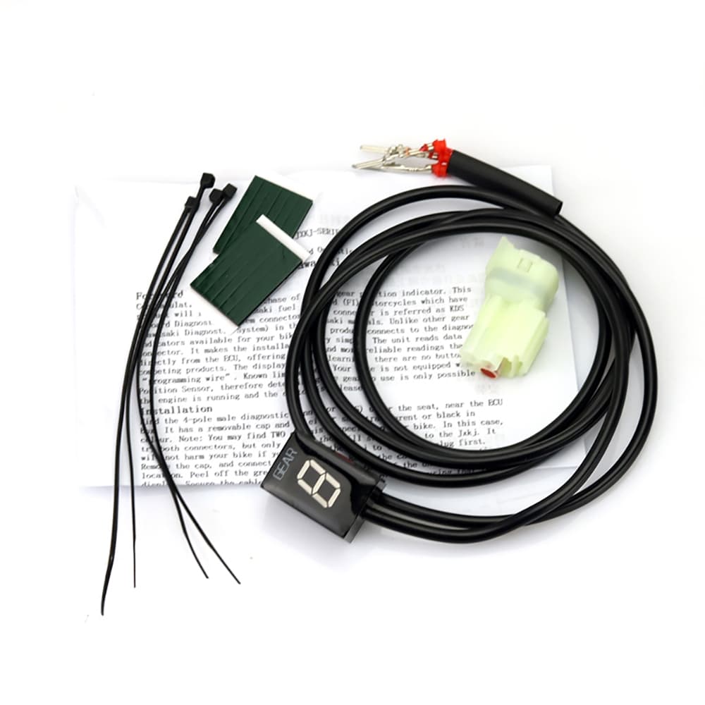 Gear Indicator For Kawasaki ER6N Z1000SX Ninja400 Z1000 Z800 Z750 Versys 650 Z650 W800 Ninja 300 Speed Display Meter รูปที่ 9