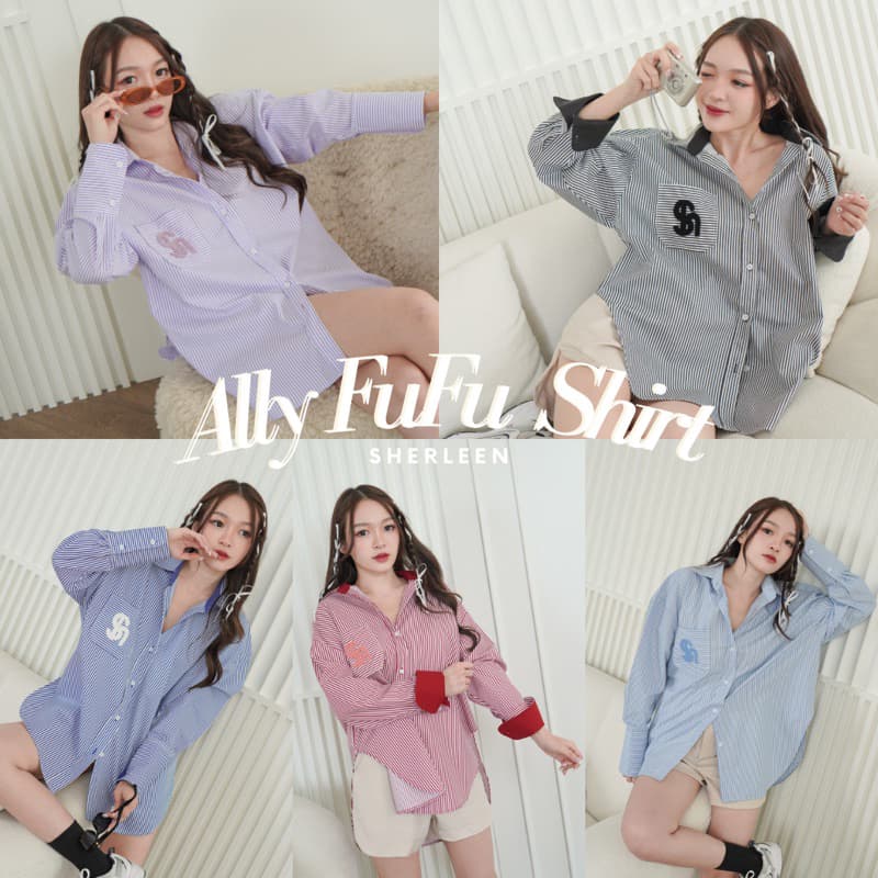 7สี New ally fufu #oversize #oversize #sherleen #เชิ้ตตัวใหญ่ #เชิ้ตเกาหลี รูปที่ 6