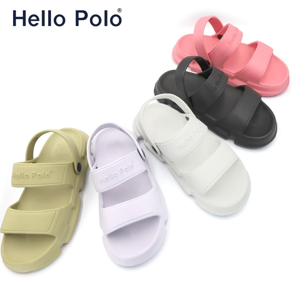 Hello Polo รองเท้าแตะ แฟชั่น กันลื่น 3cmพื้นหนา นุ่มใส่สบาย เหมาะกับฤดู น้ำหนักเบา ที่บ้าน ลางแจ้ง ห้องน้ำ hp8012 รูปที่ 5