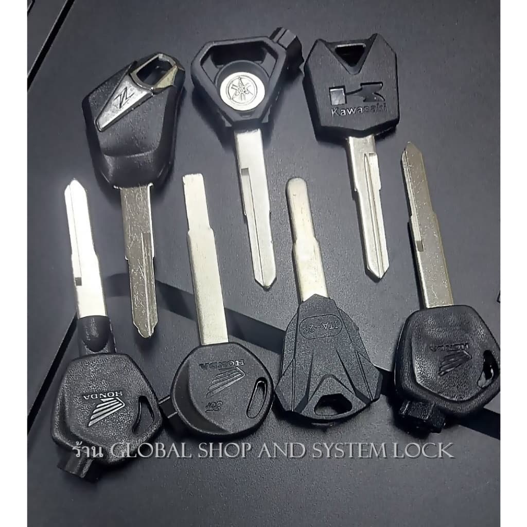 กุญแจ Honda Suzuki​ จักรยานยนต์ มอเตอร์ไซค์ ฮอนด้า ซูซูกิ รุ่นดอกยาว 6 - 6.2 cm. รูปที่ 3