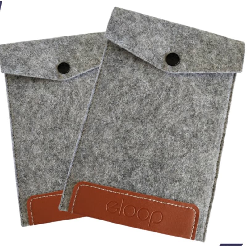 Orsen By Eloop กระเป๋า Pouch BAG E14 ซองกำมพหยี่ เก็บพาเวอร์แบงค์ เล็กกระทัดรัด สินค้า รูปที่ 2