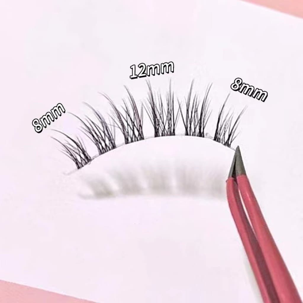 ขนตาปลอม รุ่น AURA ขนตาปลอม 3D ความยาว 12 mm. ยาวนุ่ม ไม่แข็ง เป็นธรรมชาติ ขนตาปลอมแกนเอ็นบางใส รูปที่ 3