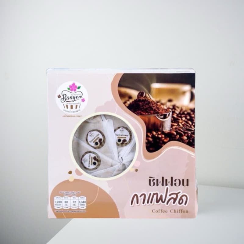 ชิฟฟอนกาแฟสด 8 ชิ้น นน.230g รูปที่ 1